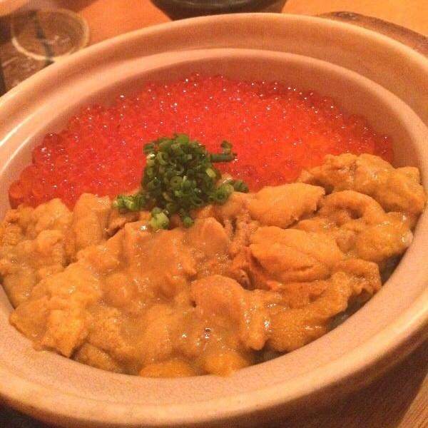日本 關東 東京 六本木 高級料理 海鮮料理 海膽 海膽飯 三文魚子飯 海鮮 新鮮